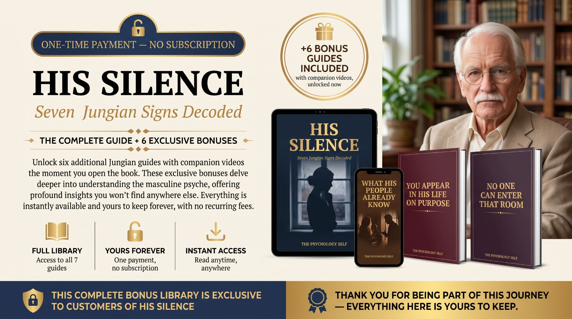 Sacred Library membership mockup