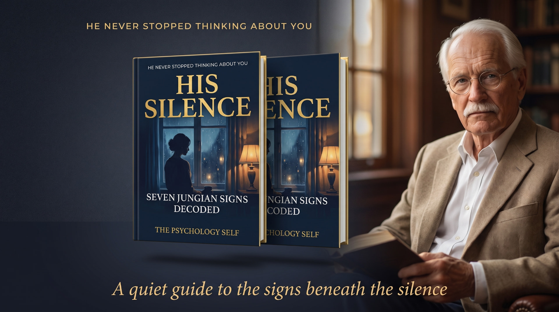 His Silence book and contents mockup